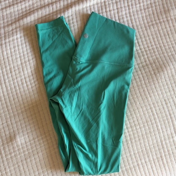 lululemon athletica Pants - Lululemon Green/Teal Athletic Leggings